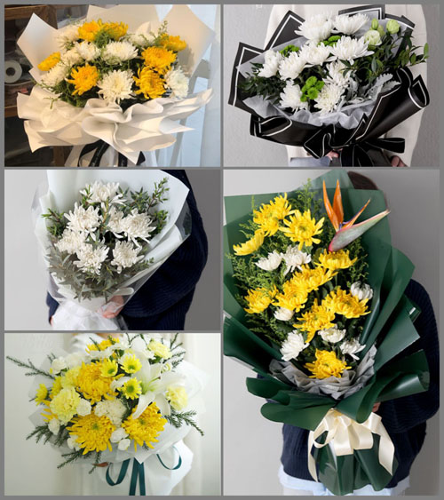 山东青岛平度市旧店镇小马场村白事花束代送